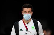 26 July 2021; Ireland team doctor Stuart O'Flanagan during the rugby sevens men's pool C match between Ireland and USA at the Tokyo Stadium during the 2020 Tokyo Summer Olympic Games in Tokyo, Japan. Photo by Stephen McCarthy/Sportsfile