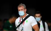 26 July 2021; Ireland assistant coach James Topping during the rugby sevens men's pool C match between Ireland and USA at the Tokyo Stadium during the 2020 Tokyo Summer Olympic Games in Tokyo, Japan. Photo by Stephen McCarthy/Sportsfile