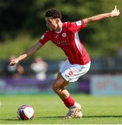 25 July 2021; Jordan Gibson of Sligo Rovers during the FAI Cup First Round match between Sligo Rovers and Cork City at The Showgrounds in Sligo. Photo by Michael P Ryan/Sportsfile