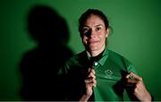 26 July 2021; Para-Cyclist Katie-George Dunlevy poses for a portrait during a Tokyo 2020 Paralympic Games Team Announcement at Abbotstown in Dublin. Photo by Sam Barnes/Sportsfile