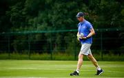 26 July 2021; Head coach Leo Cullen during Leinster Rugby squad training at UCD in Dublin. Photo by Harry Murphy/Sportsfile