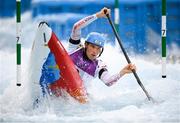 26 July 2021; Lukáš Rohan of Czech Republic in action during the men’s C1 canoe slalom semi-final at the Kasai Canoe Slalom Centre during the 2020 Tokyo Summer Olympic Games in Tokyo, Japan. Photo by Stephen McCarthy/Sportsfile