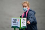 27 July 2021; Carolyn Hayes of Ireland before the Women's Triathlon at the Odaiba Marine Park during the 2020 Tokyo Summer Olympic Games in Tokyo, Japan. Photo by Stephen McCarthy/Sportsfile