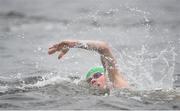 27 July 2021; Carolyn Hayes of Ireland warms-up before the Women's Triathlon at the Odaiba Marine Park during the 2020 Tokyo Summer Olympic Games in Tokyo, Japan. Photo by Stephen McCarthy/Sportsfile