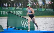 27 July 2021; Laura Lindemann of Germany in action during the Women's Triathlon at the Odaiba Marine Park during the 2020 Tokyo Summer Olympic Games in Tokyo, Japan. Photo by Stephen McCarthy/Sportsfile