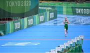 27 July 2021; Carolyn Hayes of Ireland in action during the Women's Triathlon at the Odaiba Marine Park during the 2020 Tokyo Summer Olympic Games in Tokyo, Japan. Photo by Stephen McCarthy/Sportsfile