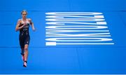 27 July 2021; Taylor Knibb of the United States in action during the Women's Triathlon at the Odaiba Marine Park during the 2020 Tokyo Summer Olympic Games in Tokyo, Japan. Photo by Stephen McCarthy/Sportsfile