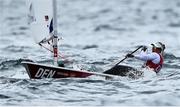 27 July 2021; Anne-Marie Rindom of Denmark in action during the women's laser radial races at the Enoshima Yacht Harbour during the 2020 Tokyo Summer Olympic Games in Tokyo, Japan. Photo by Brendan Moran/Sportsfile