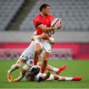 27 July 2021; Harry Glover of Great Britain during the Men's Rugby Sevens quarter-final match between Great Britain and United States at the Tokyo Stadium during the 2020 Tokyo Summer Olympic Games in Tokyo, Japan. Photo by Stephen McCarthy/Sportsfile