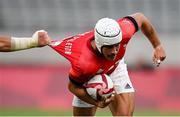 27 July 2021; Ethan Waddleton of Great Britain during the Men's Rugby Sevens quarter-final match between Great Britain and United States at the Tokyo Stadium during the 2020 Tokyo Summer Olympic Games in Tokyo, Japan. Photo by Stephen McCarthy/Sportsfile