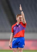 27 July 2021; Referee Damon Murphy during the Men's Rugby Sevens quarter-final match between South Africa and Argentina at the Tokyo Stadium during the 2020 Tokyo Summer Olympic Games in Tokyo, Japan. Photo by Stephen McCarthy/Sportsfile