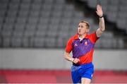 27 July 2021; Referee Damon Murphy during the Men's Rugby Sevens quarter-final match between South Africa and Argentina at the Tokyo Stadium during the 2020 Tokyo Summer Olympic Games in Tokyo, Japan. Photo by Stephen McCarthy/Sportsfile