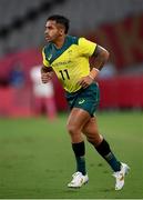 27 July 2021; Maurice Longbottom of Australia during the Men's Rugby Sevens quarter-final match between Fiji and Australia at the Tokyo Stadium during the 2020 Tokyo Summer Olympic Games in Tokyo, Japan. Photo by Stephen McCarthy/Sportsfile