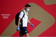 27 July 2021; Ireland team doctor Stuart O'Flanagan during the Men's Rugby Sevens 9th place play-off match between Ireland and Republic of Korea at the Tokyo Stadium during the 2020 Tokyo Summer Olympic Games in Tokyo, Japan. Photo by Stephen McCarthy/Sportsfile