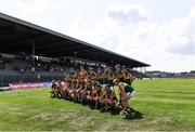 25 July 2021; The Kerry squad pose for a team photograph before the Munster GAA Football Senior Championship Final match between Kerry and Cork at Fitzgerald Stadium in Killarney, Kerry. Photo by Piaras Ó Mídheach/Sportsfile