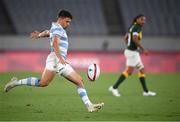27 July 2021; Lautaro Bazan Belez of Argentina during the Men's Rugby Sevens quarter-final match between South Africa and Argentina at the Tokyo Stadium during the 2020 Tokyo Summer Olympic Games in Tokyo, Japan. Photo by Stephen McCarthy/Sportsfile