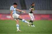 27 July 2021; Lautaro Bazan Belez of Argentina during the Men's Rugby Sevens quarter-final match between South Africa and Argentina at the Tokyo Stadium during the 2020 Tokyo Summer Olympic Games in Tokyo, Japan. Photo by Stephen McCarthy/Sportsfile