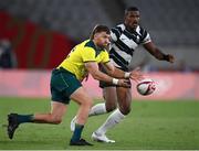 27 July 2021; Lewis Holland of Australia during the Men's Rugby Sevens quarter-final match between Fiji and Australia at the Tokyo Stadium during the 2020 Tokyo Summer Olympic Games in Tokyo, Japan. Photo by Stephen McCarthy/Sportsfile