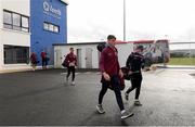 27 July 2021; Galway players make their way into O'Moore Park before the Leinster GAA U20 Hurling Championship Final match between Dublin and Galway at MW Hire O'Moore Park in Portlaoise, Laois. Photo by Matt Browne/Sportsfile