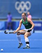 28 July 2021; Katie Mullan of Ireland during the women's pool A group stage match between Germany and Ireland at the Oi Hockey Stadium during the 2020 Tokyo Summer Olympic Games in Tokyo, Japan. Photo by Brendan Moran/Sportsfile