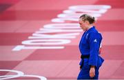 28 July 2021; Gemma Howell of Great Britain following defeat in her women's -70kg elimination round of 32 match at the Nippon Budokan during the 2020 Tokyo Summer Olympic Games in Tokyo, Japan. Photo by Stephen McCarthy/Sportsfile