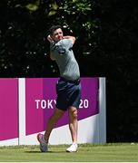 28 July 2021; Rory McIlroy of Ireland watches his tee shot on the 17th hole during a practice round at the Kasumigaseki Country Club during the 2020 Tokyo Summer Olympic Games in Kawagoe, Saitama, Japan. Photo by Ramsey Cardy/Sportsfile