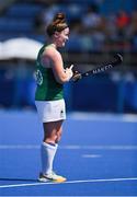 28 July 2021; Shirley McCay of Ireland after the women's pool A group stage match between Germany and Ireland at the Oi Hockey Stadium during the 2020 Tokyo Summer Olympic Games in Tokyo, Japan. Photo by Brendan Moran/Sportsfile
