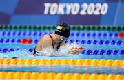 28 July 2021; Mona McSharry of Ireland in action during the heats of the women's 200 metre breaststroke at the Tokyo Aquatics Centre during the 2020 Tokyo Summer Olympic Games in Tokyo, Japan. Photo by Ian MacNicol/Sportsfile