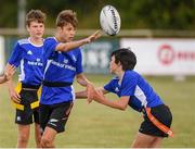 28 July 2021; Matias Quaglia, age 12, during the Bank of Ireland Leinster Rugby Summer Camp at Kilkenny RFC in Kilkenny. Photo by Matt Browne/Sportsfile