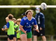 28 July 2021; Aoibhinn McGuinness, age 10, in action during the Bank of Ireland Leinster Rugby Summer Camp at Kilkenny RFC in Kilkenny. Photo by Matt Browne/Sportsfile