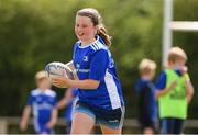 28 July 2021; Emma Smith, age 11, in action during the Bank of Ireland Leinster Rugby Summer Camp at Kilkenny RFC in Kilkenny. Photo by Matt Browne/Sportsfile