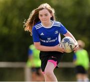 28 July 2021; Emily Pagan, age 11, in action during the Bank of Ireland Leinster Rugby Summer Camp at Kilkenny RFC in Kilkenny. Photo by Matt Browne/Sportsfile