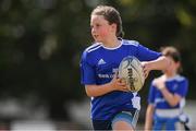 28 July 2021; Emma Smith, age 10, in action during the Bank of Ireland Leinster Rugby Summer Camp at Kilkenny RFC in Kilkenny. Photo by Matt Browne/Sportsfile