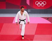 29 July 2021; Ben Fletcher of Ireland before his men's -100 kg elimination round of 32 match against Mukhammadkarim Khurramov of Uzbekistan at the Nippon Budokan during the 2020 Tokyo Summer Olympic Games in Tokyo, Japan. Photo by Ramsey Cardy/Sportsfile