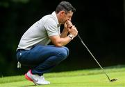 29 July 2021; Rory McIlroy of Ireland reacts on the sixth green during round 1 of the men's individual stroke play at the Kasumigaseki Country Club during the 2020 Tokyo Summer Olympic Games in Kawagoe, Saitama, Japan. Photo by Stephen McCarthy/Sportsfile