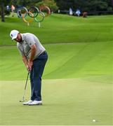 29 July 2021; Shane Lowry of Ireland on the 16th green during round 1 of the men's individual stroke play at the Kasumigaseki Country Club during the 2020 Tokyo Summer Olympic Games in Kawagoe, Saitama, Japan. Photo by Stephen McCarthy/Sportsfile