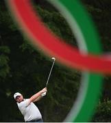 29 July 2021; Shane Lowry of Ireland plays the 16th during round 1 of the men's individual stroke play at the Kasumigaseki Country Club during the 2020 Tokyo Summer Olympic Games in Kawagoe, Saitama, Japan. Photo by Stephen McCarthy/Sportsfile