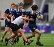 28 July 2021; Max Gaynor of North Midlands in action against Peter Feeley of Midlands during the Shane Horgan Cup Round 1 match between Midlands and North Midlands at Energia Park in Dublin. Photo by Sam Barnes/Sportsfile