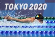 29 July 2021; Shane Ryan of Ireland in action during the heats of the Men's 100m Butterfly at the Tokyo Aquatics Centre during the 2020 Tokyo Summer Olympic Games in Tokyo, Japan. Photo by Ian MacNicol/Sportsfile