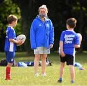 29 July 2021; Coach Jennifer O'Dell during the Bank of Ireland Leinster Rugby Summer Camp at Blackrock RFC in Dublin. Photo by Matt Browne/Sportsfile