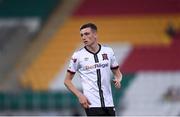 22 July 2021; Daniel Kelly of Dundalk during the UEFA Europa Conference League second qualifying round first leg match between Dundalk and Levadia at Tallaght Stadium in Dublin. Photo by Ben McShane/Sportsfile