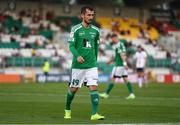 22 July 2021; Zakaria Beglarishvili of Levadia during the UEFA Europa Conference League second qualifying round first leg match between Dundalk and Levadia at Tallaght Stadium in Dublin. Photo by Ben McShane/Sportsfile