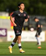 22 July 2021; Han Jeongwoo of Dundalk before the UEFA Europa Conference League Second Qualifying Round First Leg match between Dundalk and Levadia at Tallaght Stadium in Dublin. Photo by Ben McShane/Sportsfile