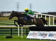 29 July 2021; Farout, with Brian Hayes up, clears the last on their way to winning the Guinness Novice Hurdle on day four of the Galway Races Summer Festival at Ballybrit Racecourse in Galway. Photo by David Fitzgerald/Sportsfile