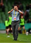 29 July 2021; F91 Dudelange manager Carlos Fangueiro during the UEFA Europa Conference League second qualifying round second leg match between Bohemians and F91 Dudelange at Aviva Stadium in Dublin. Photo by Eóin Noonan/Sportsfile