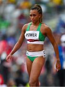 30 July 2021; Nadia Power of Ireland before the heats of the women's 800 metres at the Olympic Stadium during the 2020 Tokyo Summer Olympic Games in Tokyo, Japan. Photo by Brendan Moran/Sportsfile