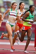 30 July 2021; Louise Shanahan of Ireland in action during the heats of the women's 800 metres at the Olympic Stadium during the 2020 Tokyo Summer Olympic Games in Tokyo, Japan. Photo by Brendan Moran/Sportsfile