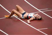 30 July 2021; Jessica Judd of Great Britain after her heat in round 1 of the women's 5000 metres at the Olympic Stadium during the 2020 Tokyo Summer Olympic Games in Tokyo, Japan. Photo by Stephen McCarthy/Sportsfile