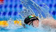 30 July 2021; Daniel Wiffen of Ireland in action during the heats of the men's 1500m freestyle at the Tokyo Aquatics Centre during the 2020 Tokyo Summer Olympic Games in Tokyo, Japan. Photo by Ian MacNicol/Sportsfile