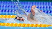 30 July 2021; Daniel Wiffen of Ireland in action during the heats of the men's 1500m freestyle at the Tokyo Aquatics Centre during the 2020 Tokyo Summer Olympic Games in Tokyo, Japan. Photo by Ian MacNicol/Sportsfile